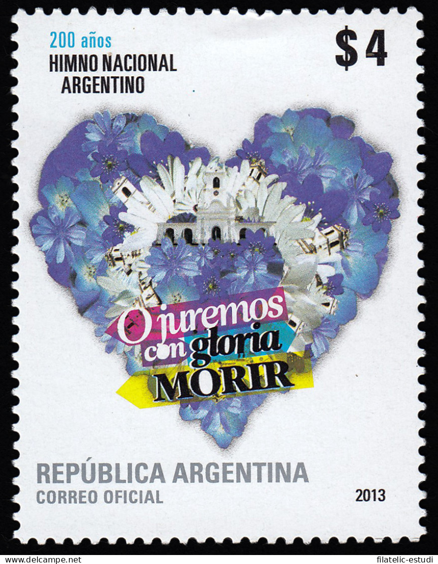 Argentina 3002 2013 Bicentenario Del Himno Nacional Argentino MNH - Autres & Non Classés