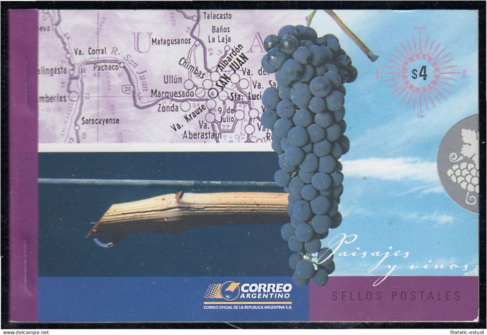 Argentina C2577 2006 Paisaje Y Viñedos Carnet MNH - Altri & Non Classificati