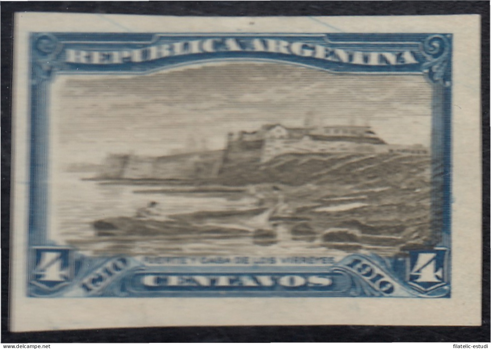 Argentina 152a 1910 Fuerte De Los Virreyes MH - Altri & Non Classificati