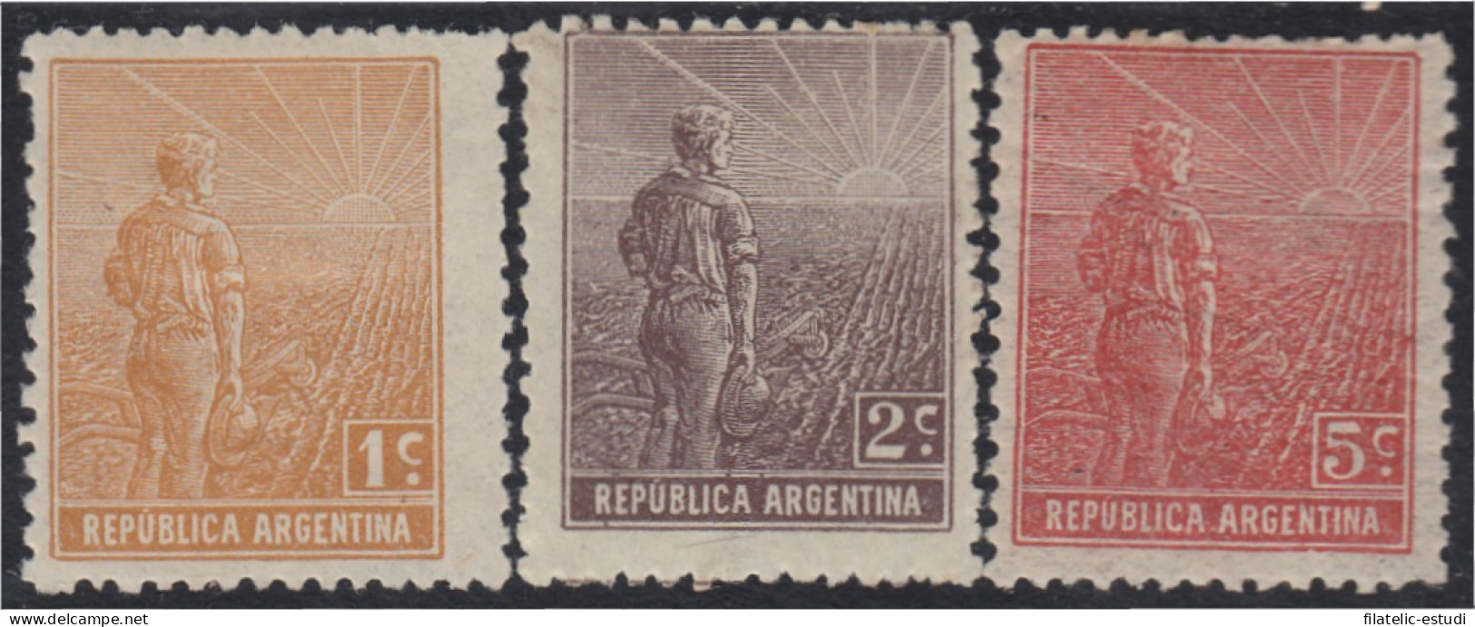 Argentina 193/95 1915 República De Argentina Paisano MH - Autres & Non Classés