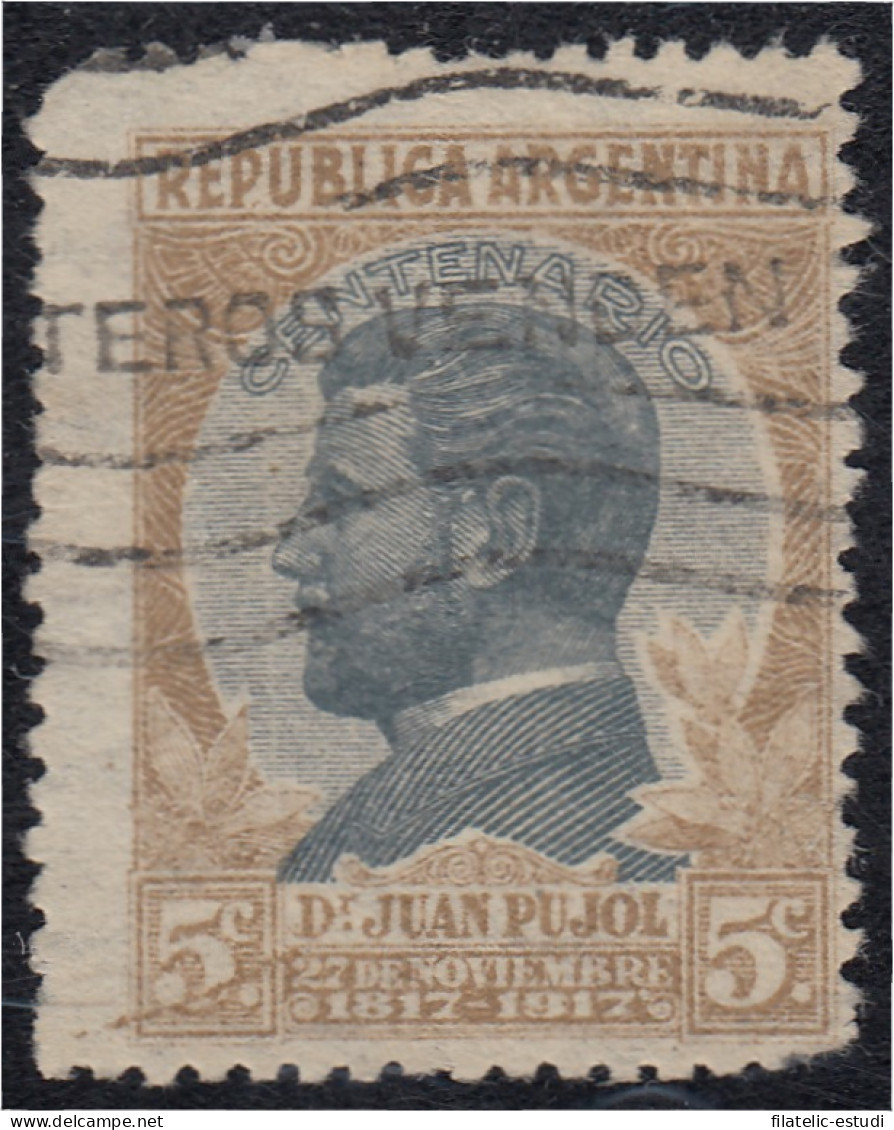 Argentina 240 1918 Dr Juan Pujol Usado - Autres & Non Classés
