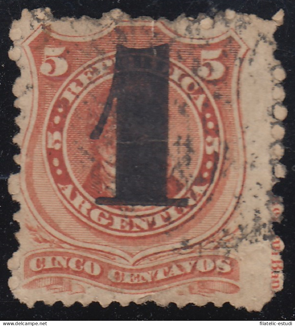 Argentina 29 1877 Bernadino Rivadavia Usado - Andere & Zonder Classificatie