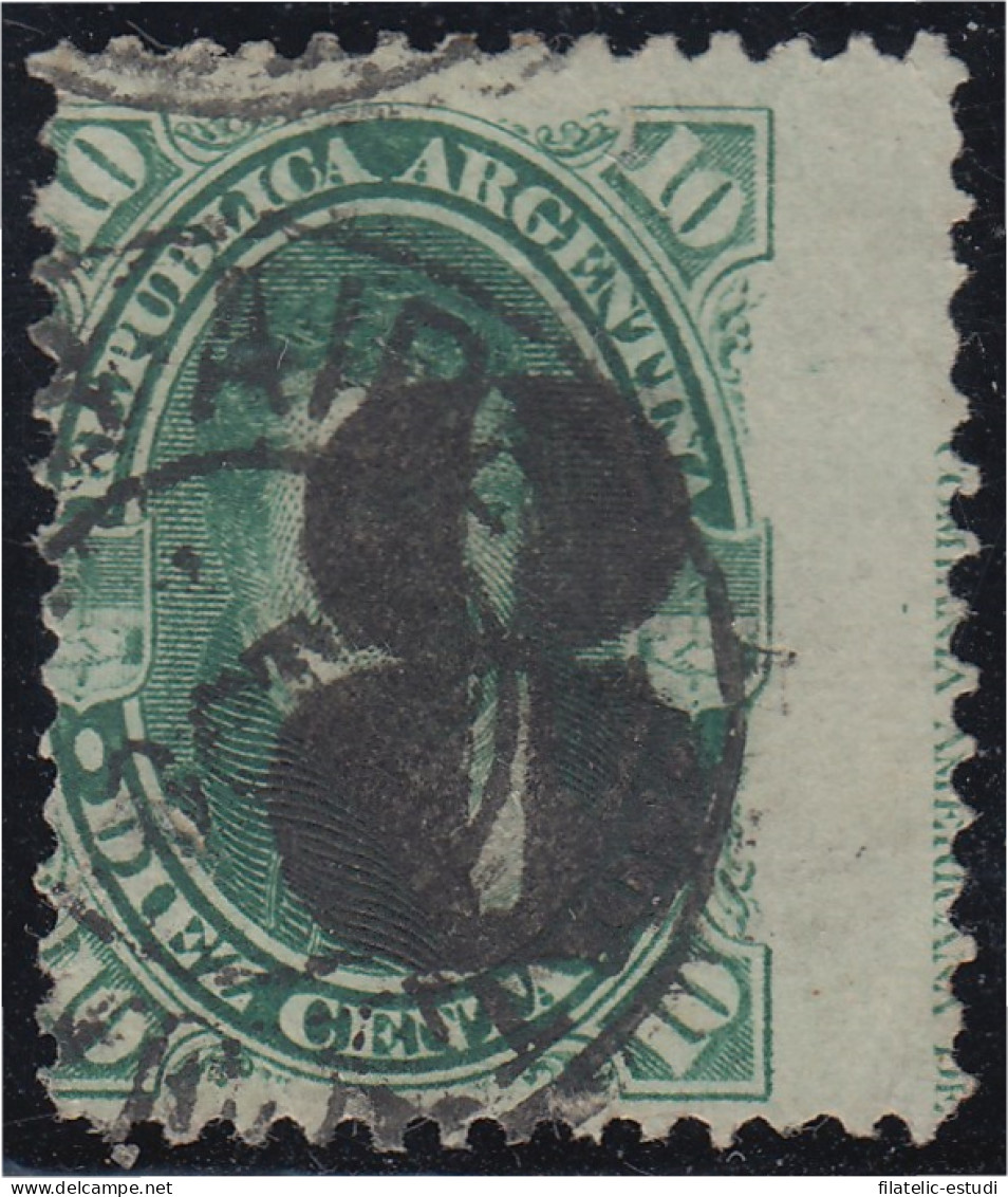 Argentina 31 1877 Manuel Belgrano Usado - Other & Unclassified