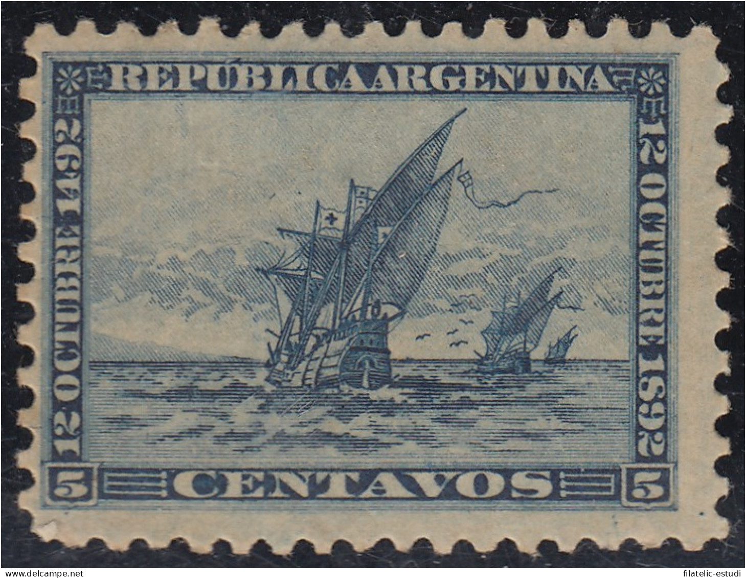 Argentina 93 1892 4º Centenario Del Descubrimiento De América MH - Otros & Sin Clasificación