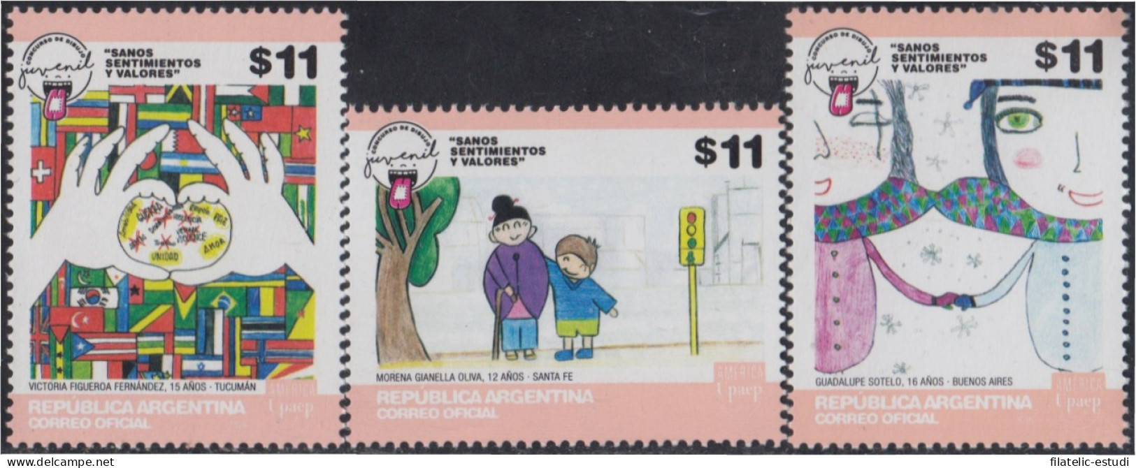 Argentina 3162/64 2016 Concurso De Dibujo Juvenil MNH - Altri & Non Classificati