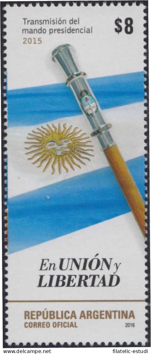 Argentina 3099 2015 Transmisión Del Mando Presidencial MNH - Otros & Sin Clasificación