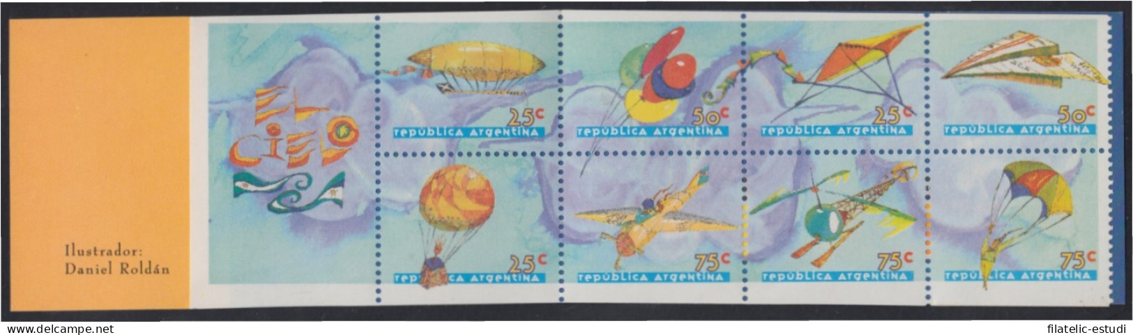 Argentina C1914 1995 Serie Antigua Cielo Sky Carnet MNH - Sonstige & Ohne Zuordnung