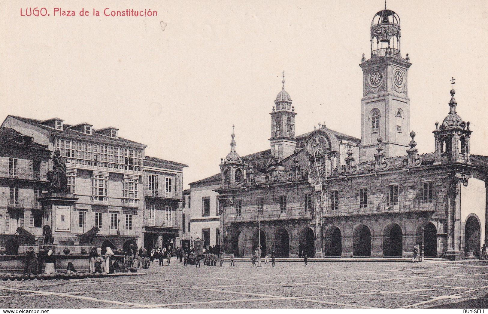 ESPAGNE - RARE - LUGO - Plaza De La Constitución - - Lugo