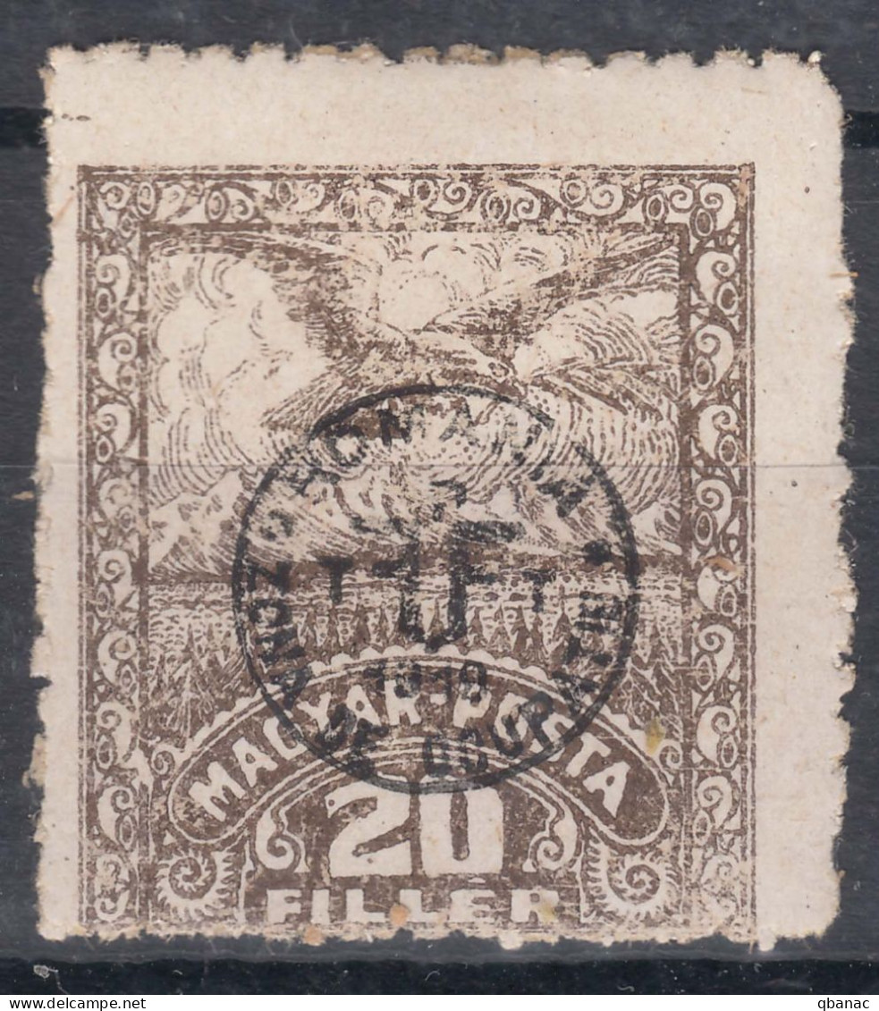 Hungary Debrecen Debreczin 1920 Second Issue, Shiny Paper Mi#83 Y, Mint Hinged - Debreczen