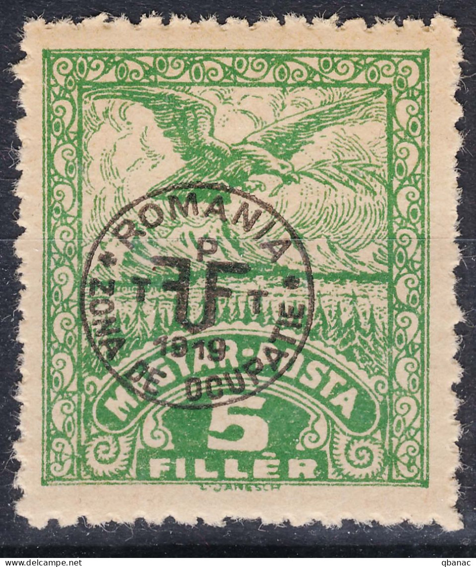 Hungary Debrecen Debreczin 1920 Second Issue, Ordinary Paper Mi#79 X Mint Hinged - Debreczin