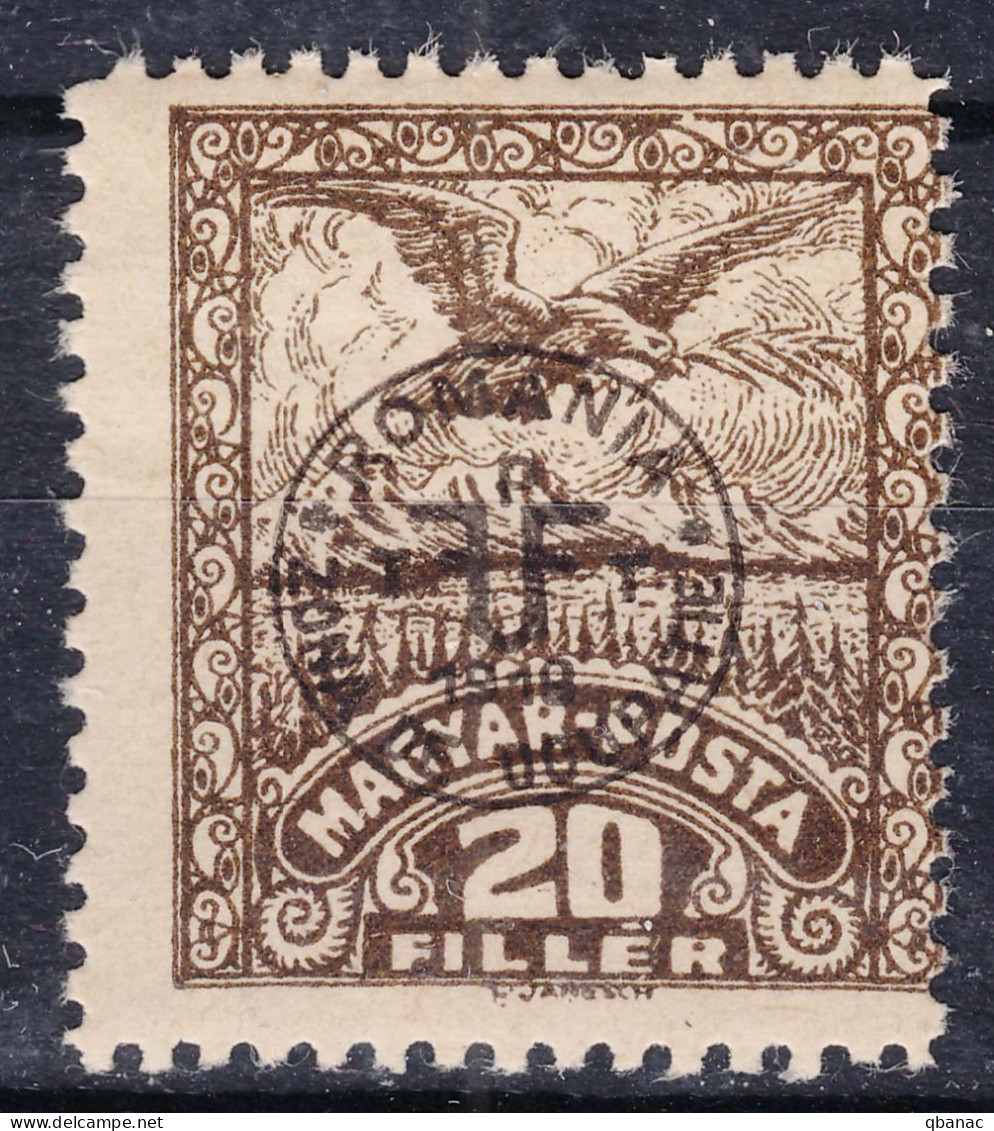 Hungary Debrecen Debreczin 1920 Second Issue, Ordinary Paper Mi#83 X Mint Hinged - Debreczen