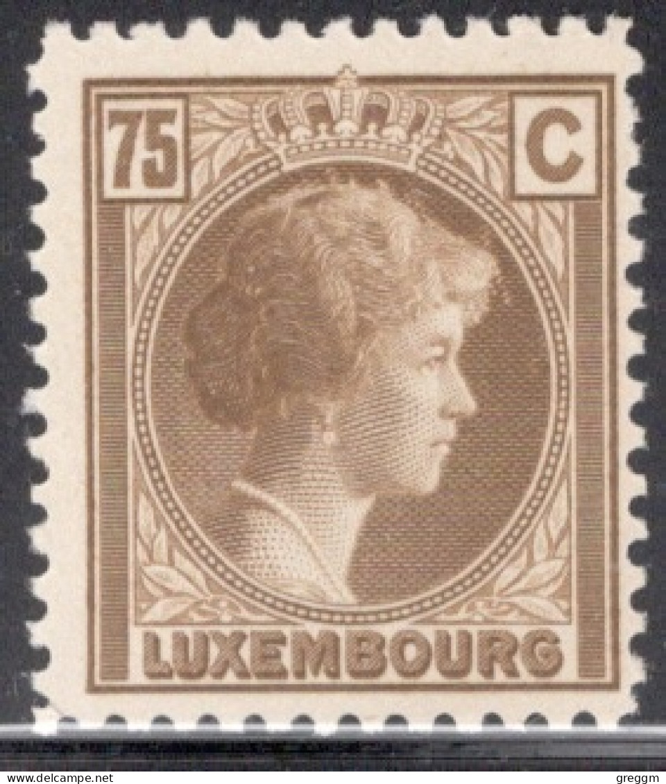 Luxembourg 1926 Single Grand Duchess Charlotte In Unmounted Mint - 1926-39 Charlotte Rechtsprofil