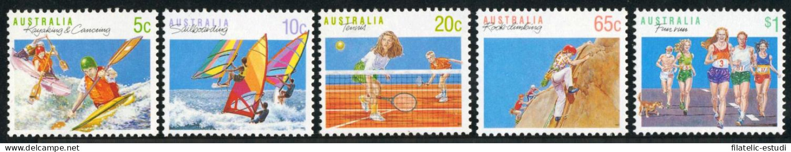 DEP1  Australia  Nº 1140/44 Deportes Tenis Kayking MNH - Andere & Zonder Classificatie