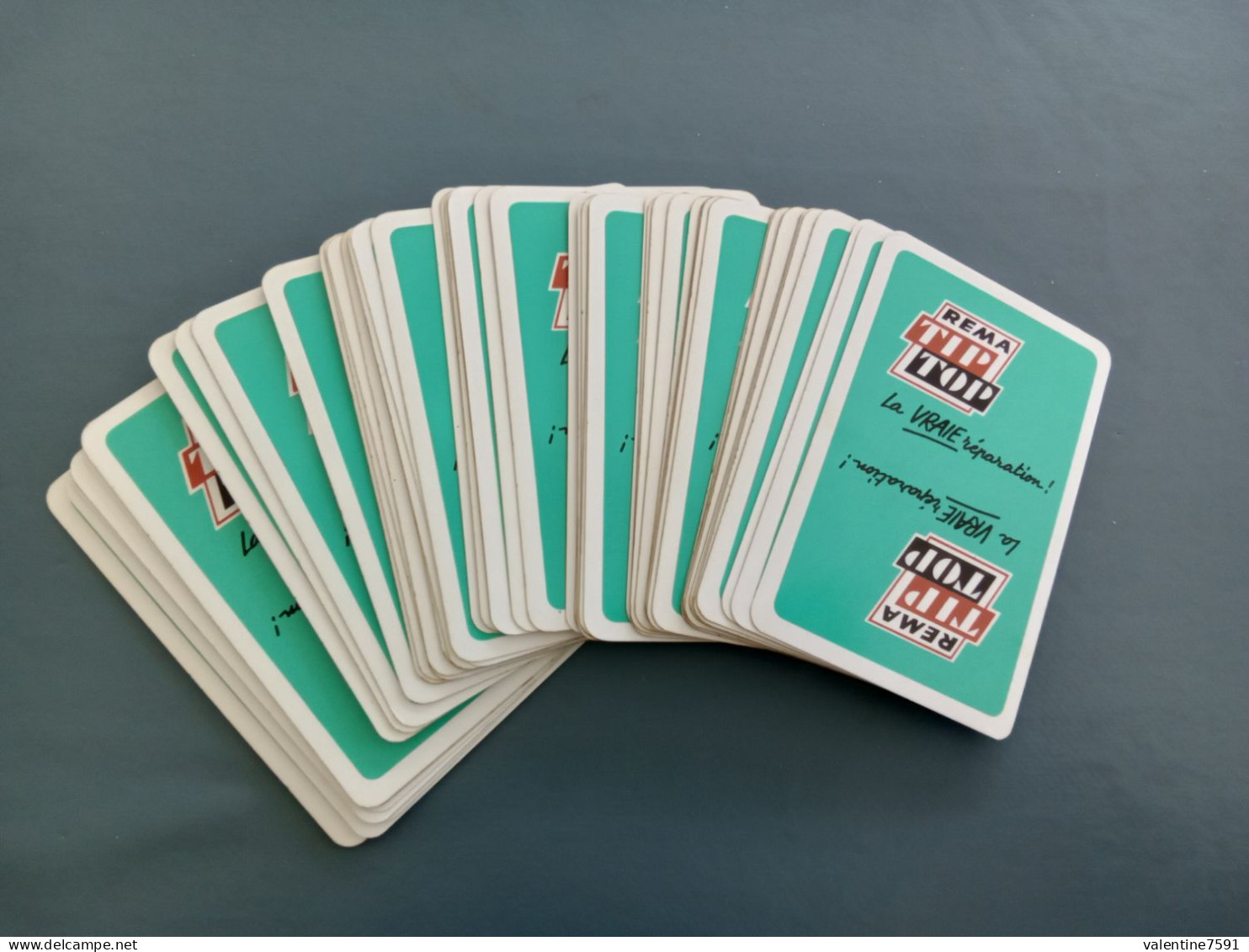 Jeu  De 54 Cartes      ”  REMA TIP TOP  ’      BON ETAT’ Choc Sur Boitier    Net  3 - Kartenspiele (traditionell)