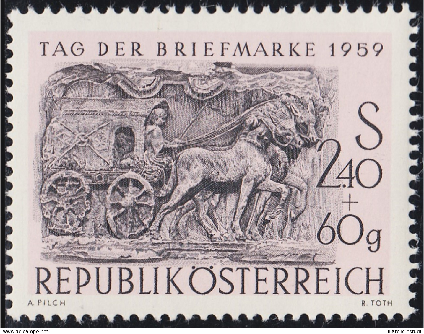 Österreich Austria 914 1959 Día Del Sello MNH - Autres & Non Classés