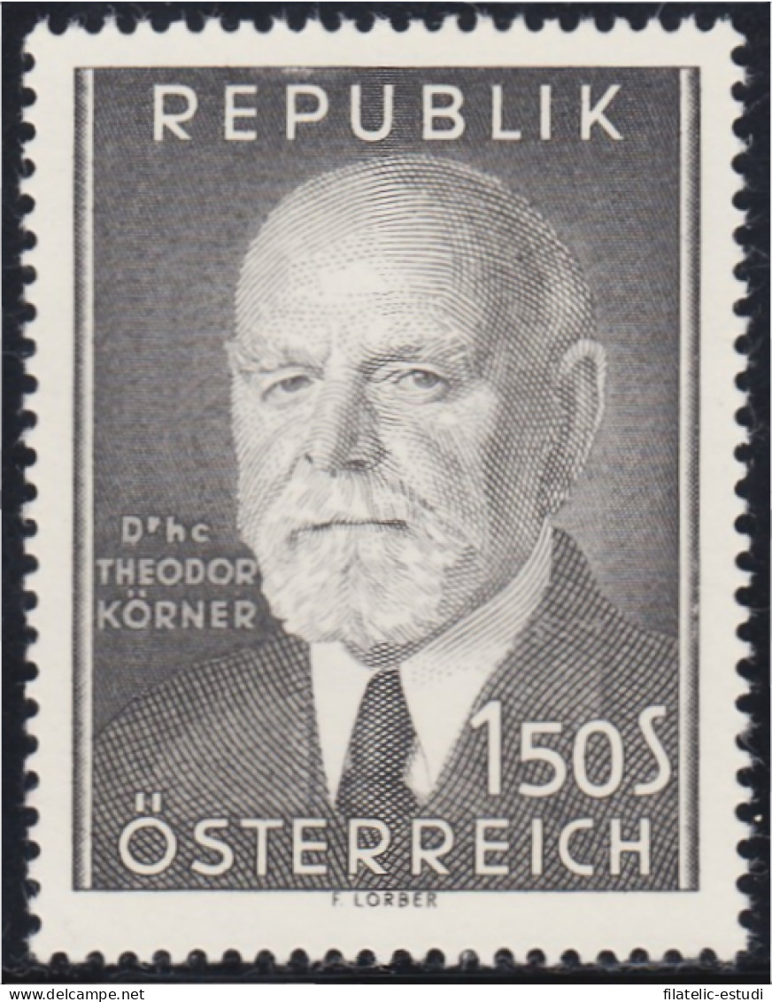 Austria Österreich 864 1957 Presidente Theodor Körner MNH - Sonstige & Ohne Zuordnung