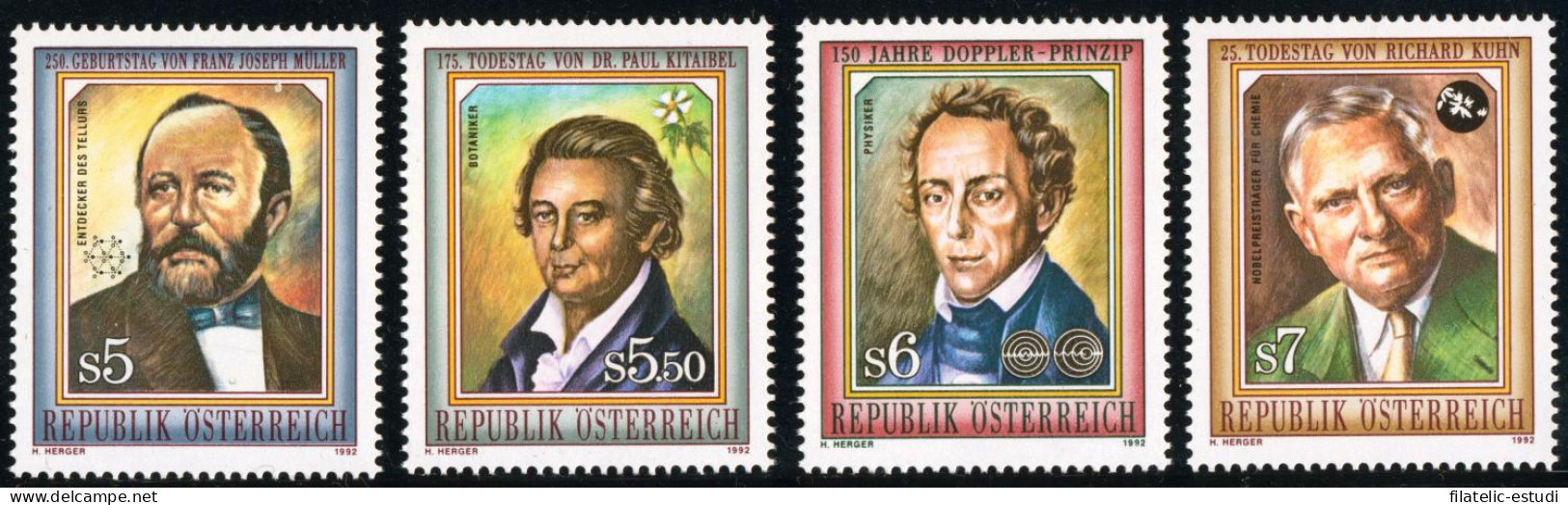 MED/VAR3  Öesterreich Austria  Nº 1884/87  1992   MNH - Andere & Zonder Classificatie