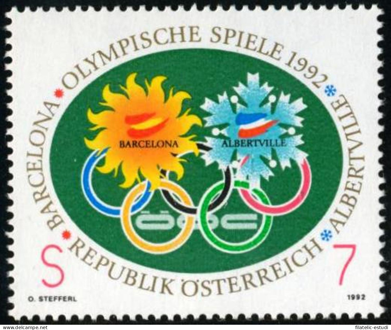 OLI1 Öesterreich Austria  Nº 1878  1991  MNH - Andere & Zonder Classificatie