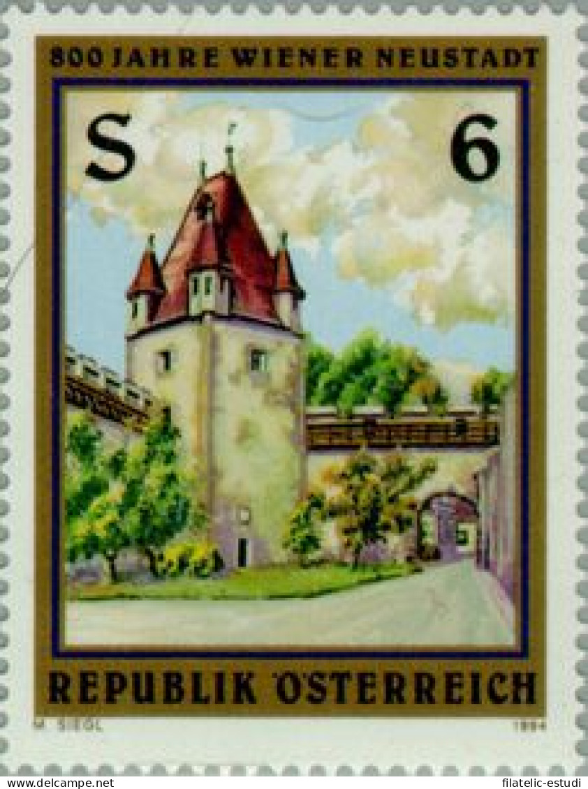 Öesterreich Austria - 1950 - 1994 800º Aniv. De La Ciudad De Wierner Neustatd  - Altri & Non Classificati