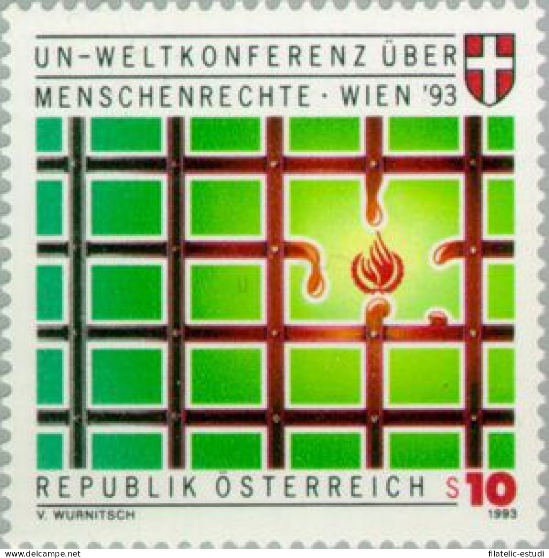 Öesterreich Austria - 1931 - 1993 Conf. De La ONU Sobre Los Derechos Humanos L - Sonstige & Ohne Zuordnung