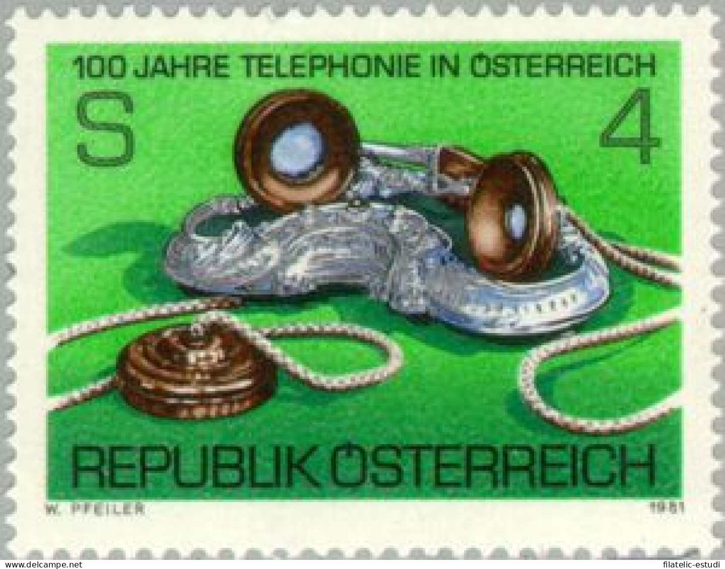 Öesterreich Austria - 1501 - 1981 Cent. Del Teléfono En Austria Lujo - Sonstige & Ohne Zuordnung