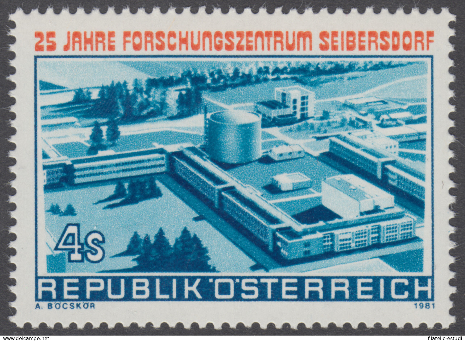 Öesterreich Austria - 1502 - 1981 25º Aniv. Del Centro De Investigación De Sei - Autres & Non Classés