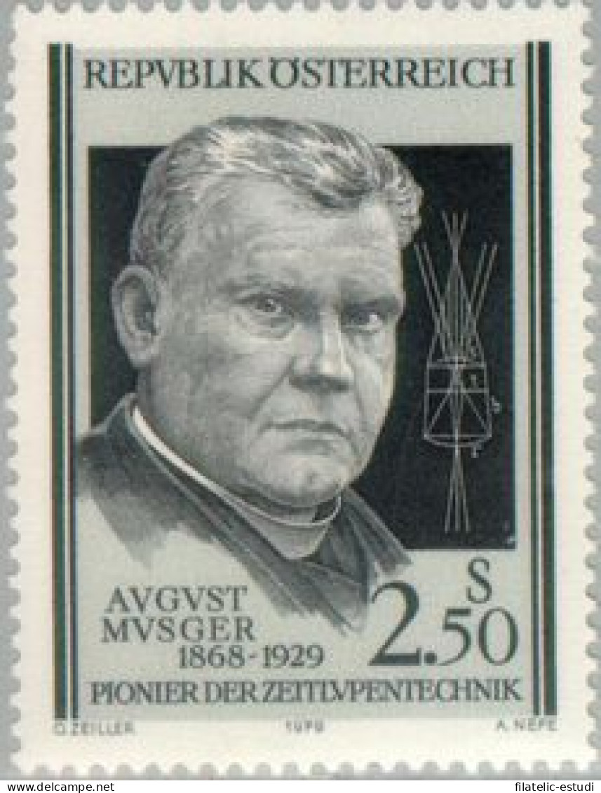 Österreich Austria - 1457 - 1979 50º Aniv. Muerte De Auguste Musger Lujo - Sonstige & Ohne Zuordnung