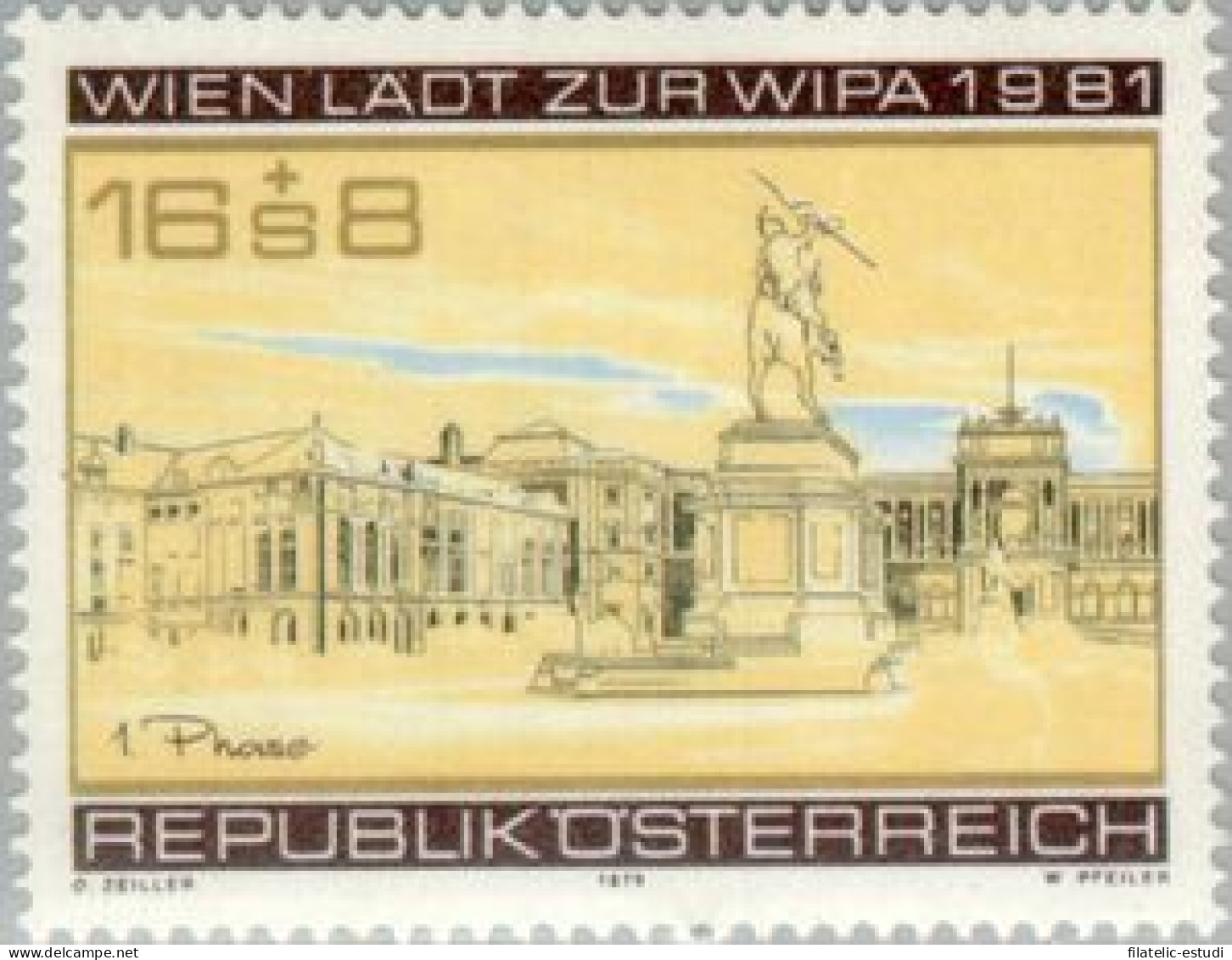 Österreich Austria - 1459 - 1979 Wipa 1981-exp. Filatélica-Lujo - Sonstige & Ohne Zuordnung