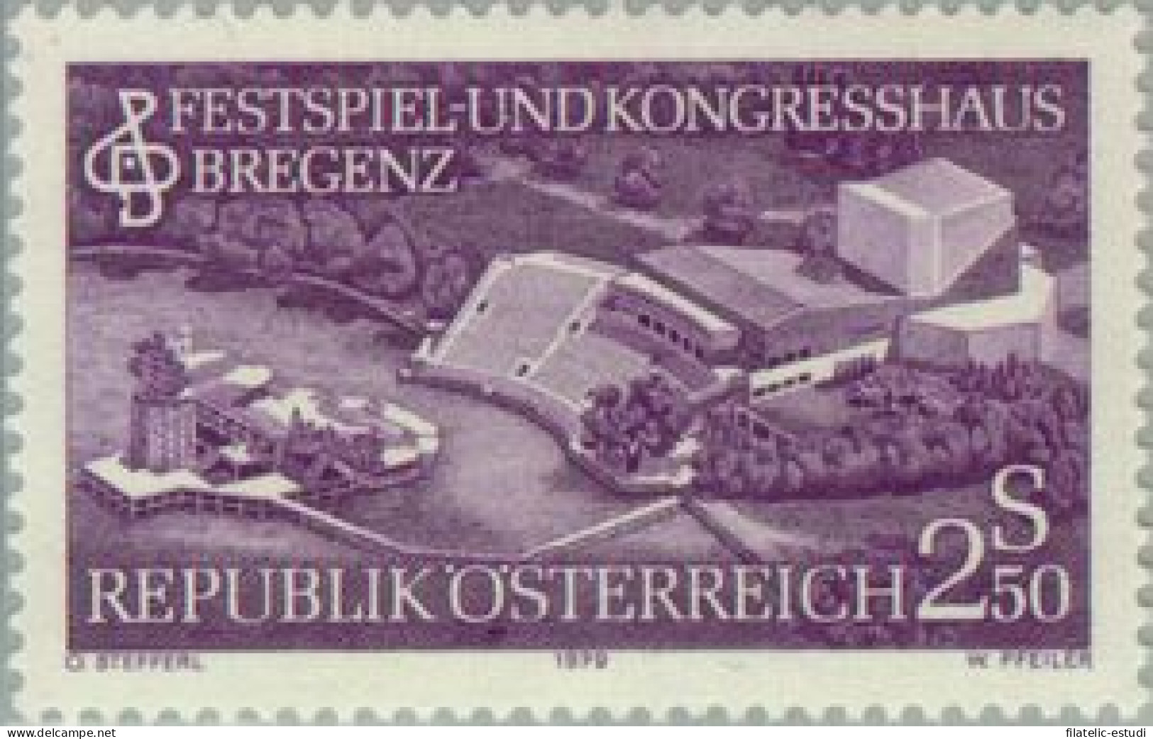 Österreich Austria - 1451 - 1979 Inauguración Del Teatro Del Festival De Brege - Autres & Non Classés