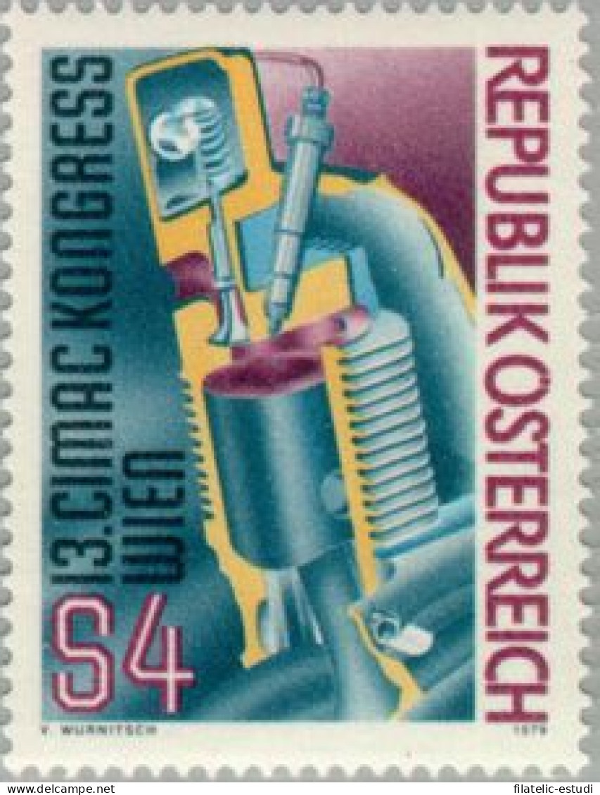 Österreich Austria - 1438 - 1979 13º Congreso Inter. De Motores De Combustión  - Autres & Non Classés