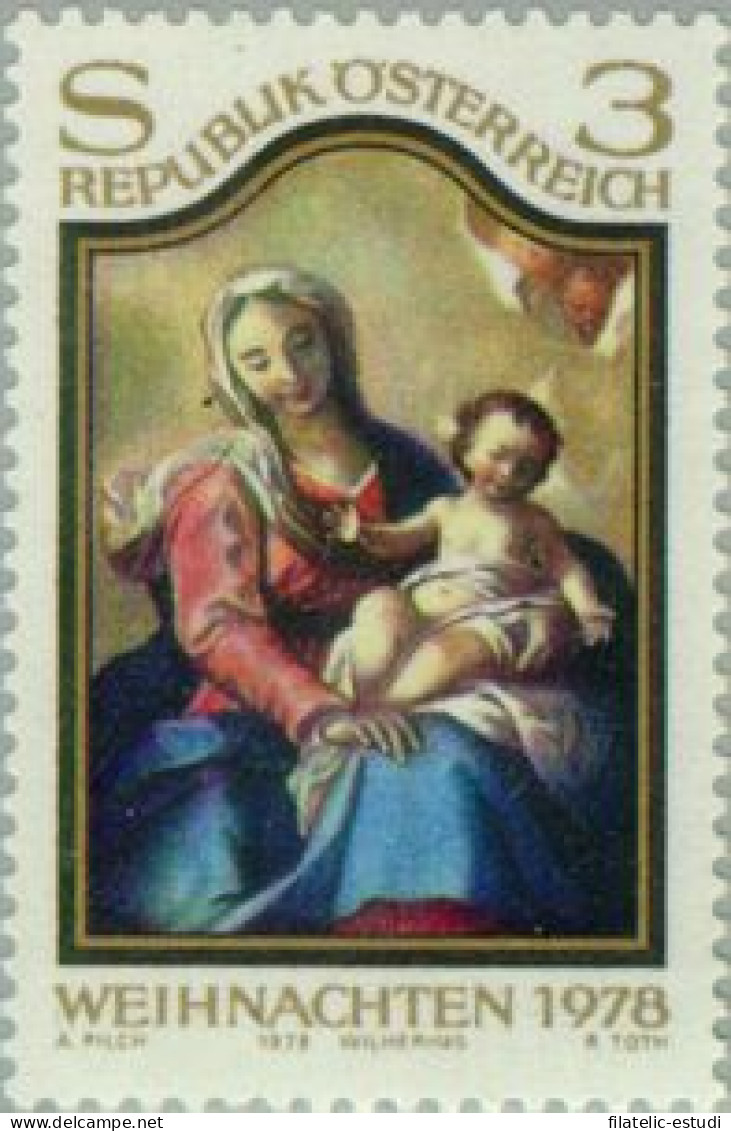 Österreich Austria - 1421 - 1978 Navidad-cuadro Virgen Y Niño-Lujo - Autres & Non Classés