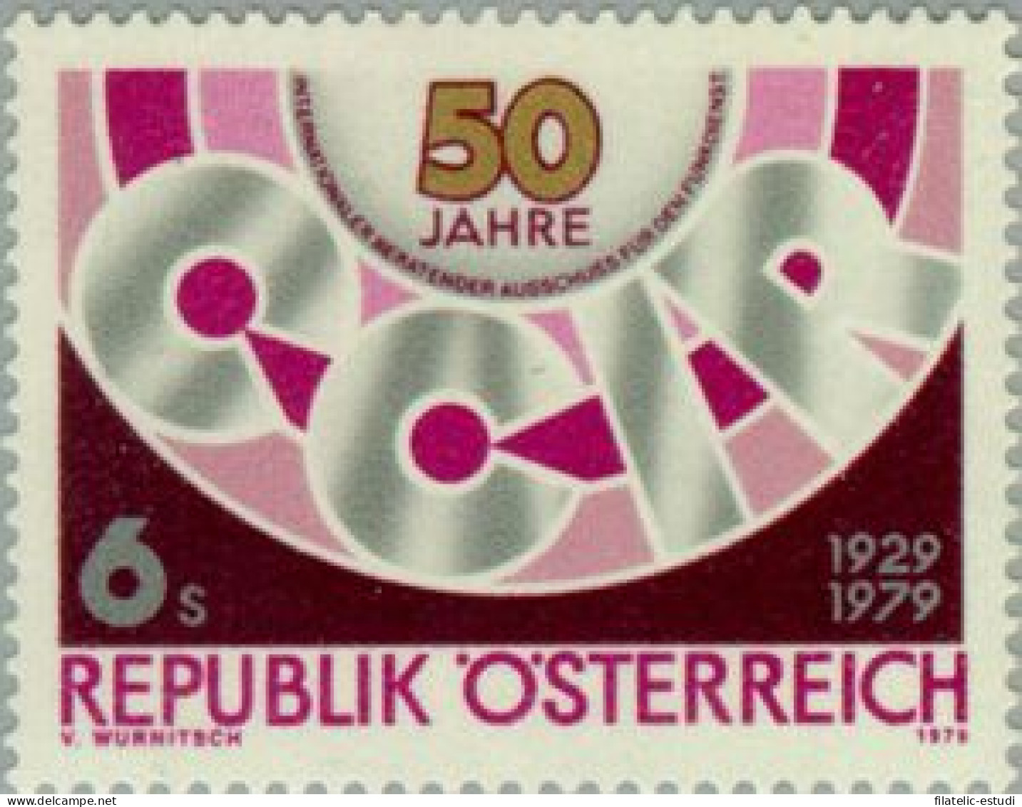 Österreich Austria - 1427 - 1979 50º Aniv. Del Consejo Consultivo De La Radio  - Other & Unclassified