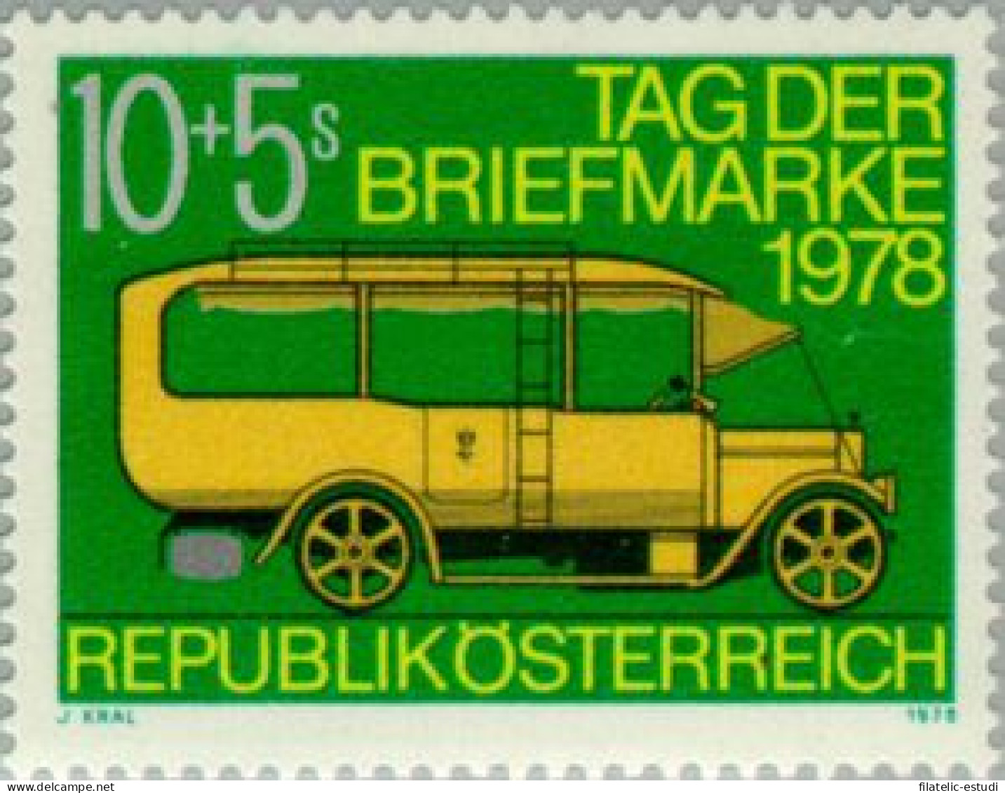 TRA1/S Österreich Austria  Nº 1420  1978  Día Del Sello Lujo - Autres & Non Classés
