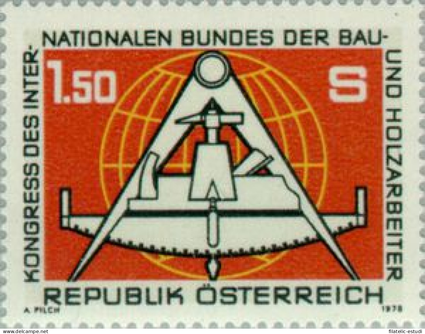 Österreich Austria - 1408 - 1978 Congreso De La Fed. Inter. De Trabajadores De - Andere & Zonder Classificatie