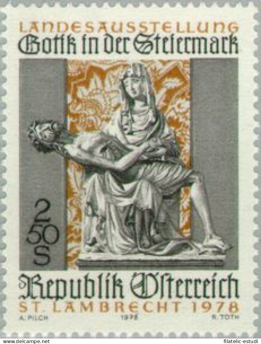 REL/S Österreich Austria  Nº 1404  1978 Exp. Provincial De Arte Gótico En Styr - Sonstige & Ohne Zuordnung