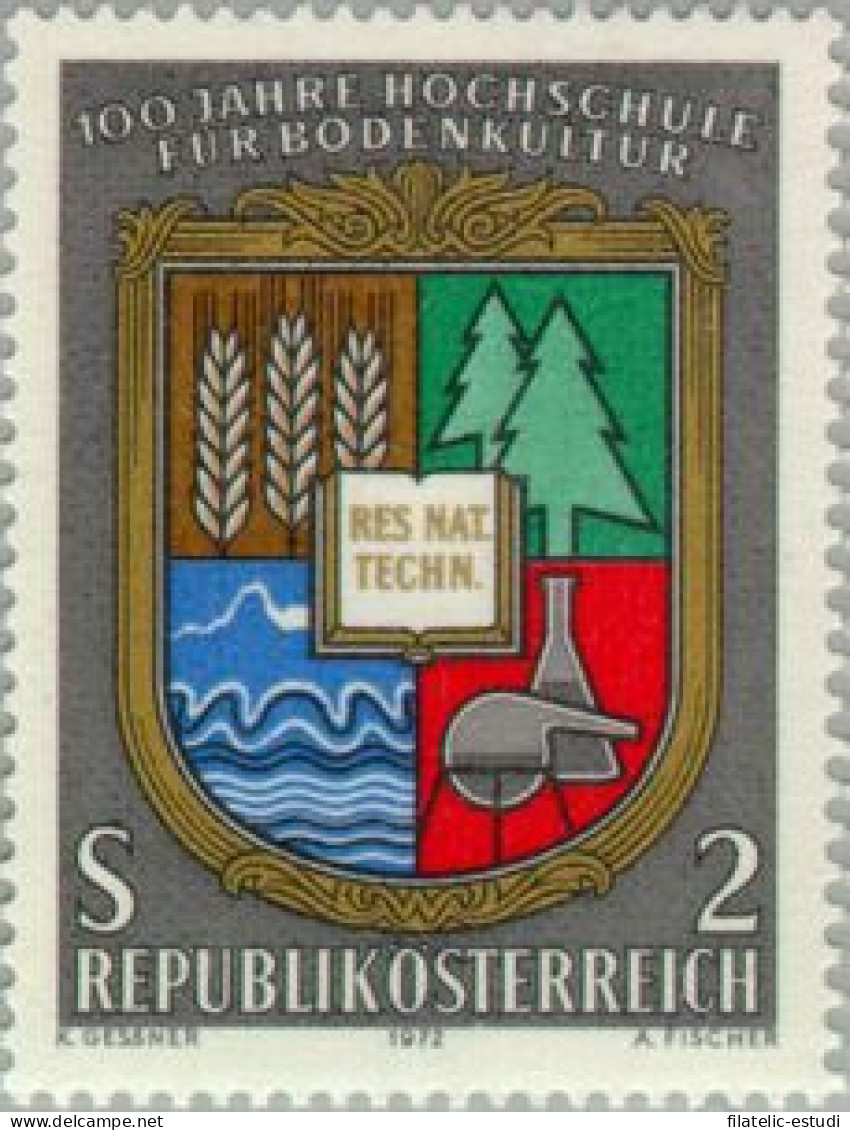 Österreich Austria - 1230 - 1972 Cent. De La Escula De Agricultura Lujo - Sonstige & Ohne Zuordnung