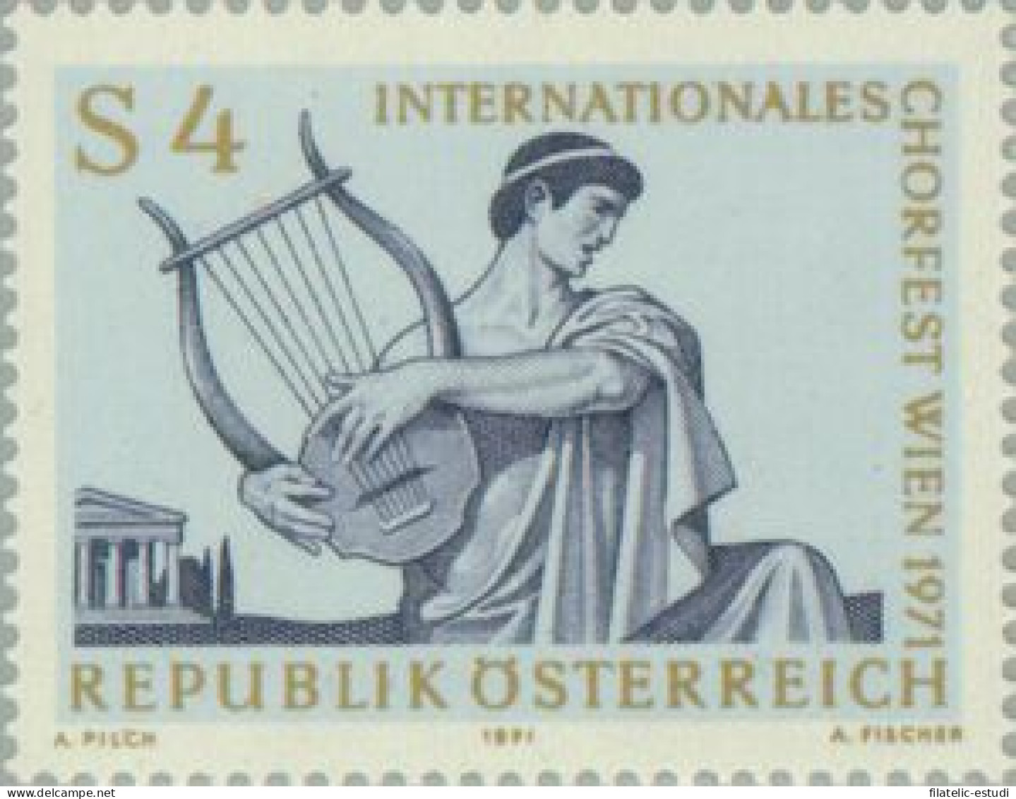 Österreich Austria - 1194 - 1971 Festival Inter. De Corales-Viena-Lujo - Autres & Non Classés