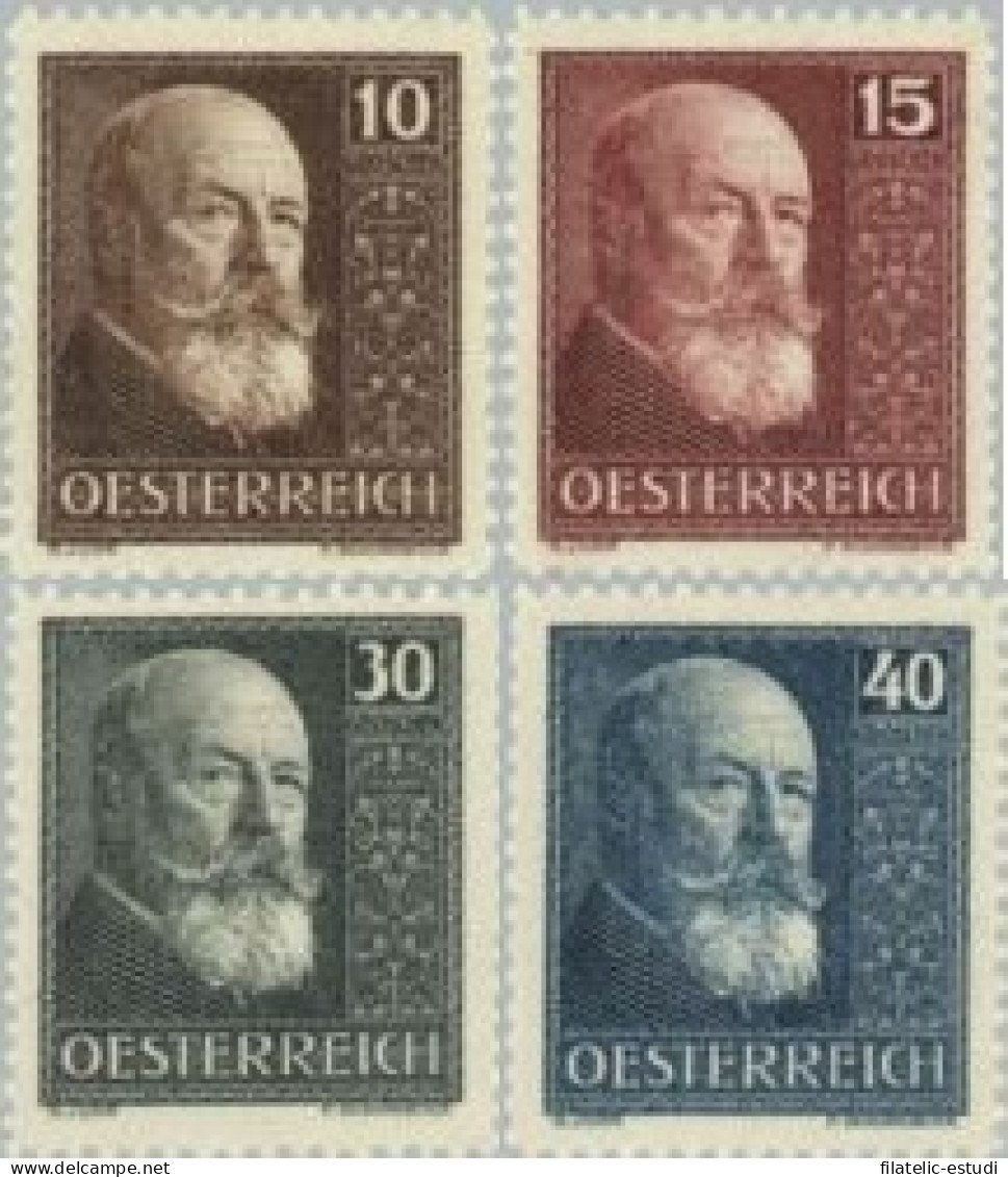 Österreich Austria 374/77 1928 10º Aniv. República-presidente Hainisch-Lujo - Altri & Non Classificati