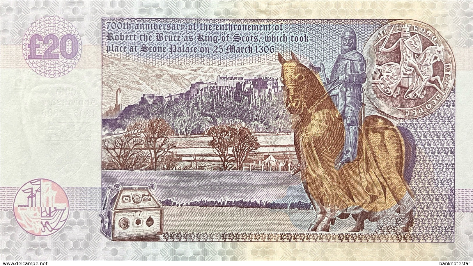 Scotland 20 Pounds, P-229G (25.3.2006) - UNC - 700 Years Scotland Issue - 20 Pounds