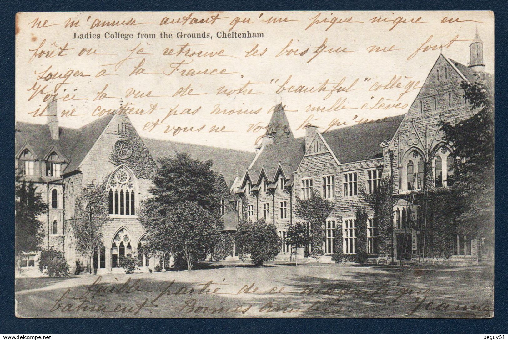 Royaume-Uni. Cheltenham. Ladies College From The Grounds. 1906 - Cheltenham