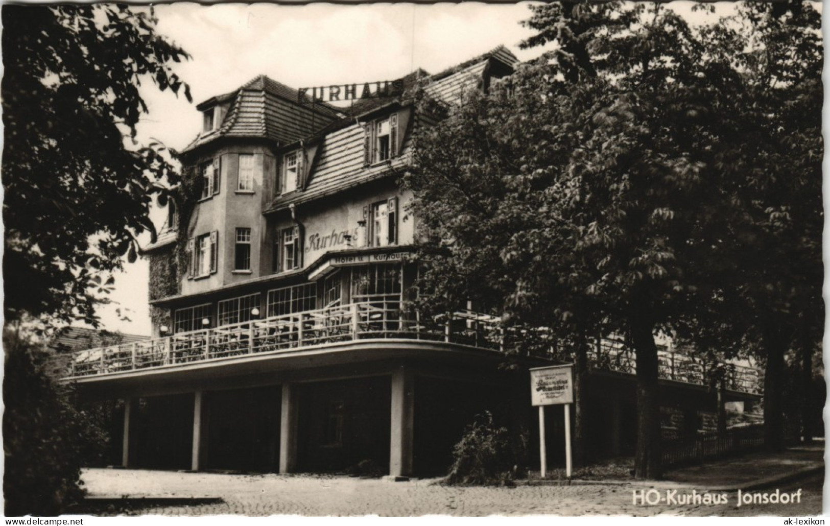 Ansichtskarte Jonsdorf HO-Kurhaus DDR Ansicht 1960 - Jonsdorf