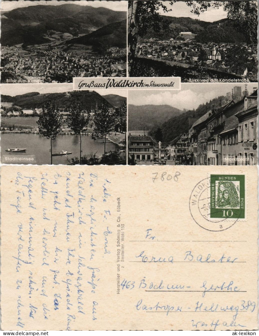 Waldkirch (Schwarzwald Breisgau) Mehrbild-AK   1960 - Waldkirch