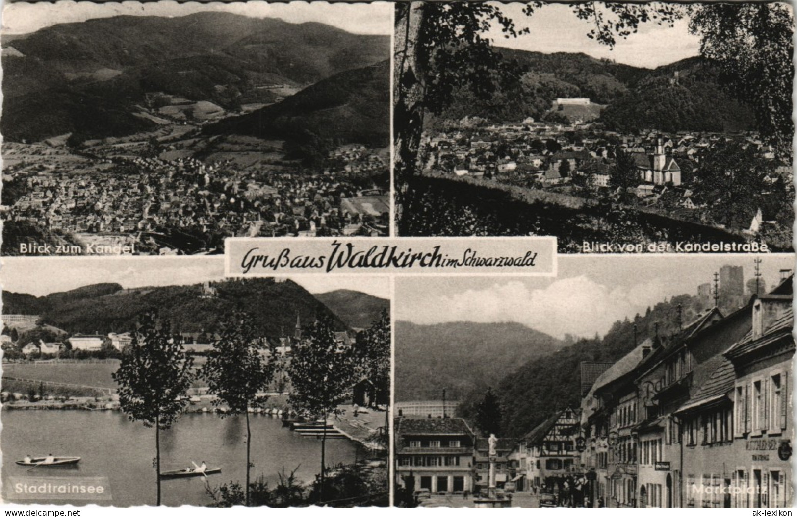Waldkirch (Schwarzwald Breisgau) Mehrbild-AK   1960 - Waldkirch