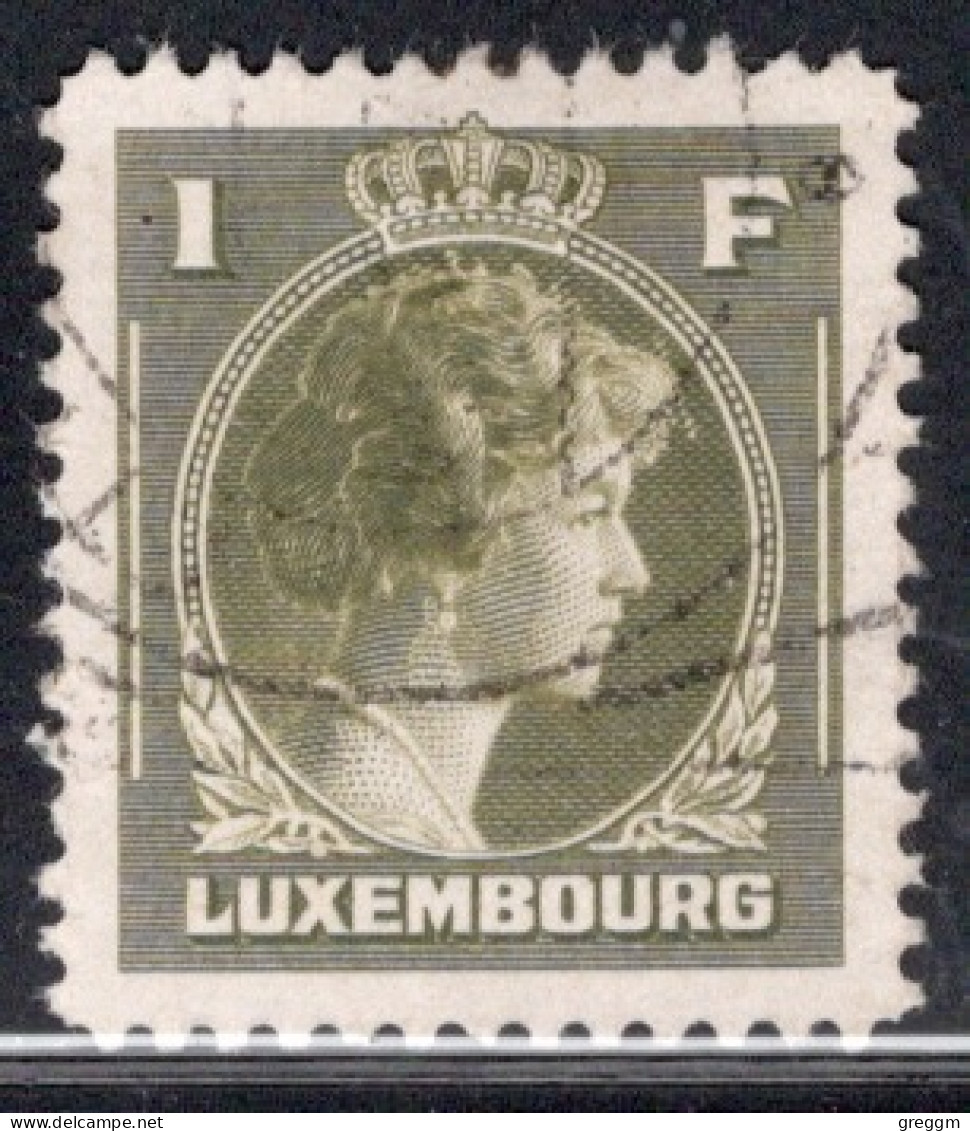 Luxembourg 1944 Single Grand Duchess Charlotte In Fine Used - Oblitérés