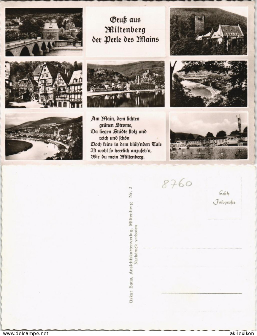Ansichtskarte Miltenberg (Main) Mehrbild-AK Mit Stadtteilansichten 1960 - Miltenberg A. Main