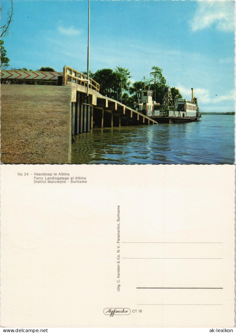 .Suriname Ferry Landingstage Albina District Marowijne Suriname 1975 - Suriname