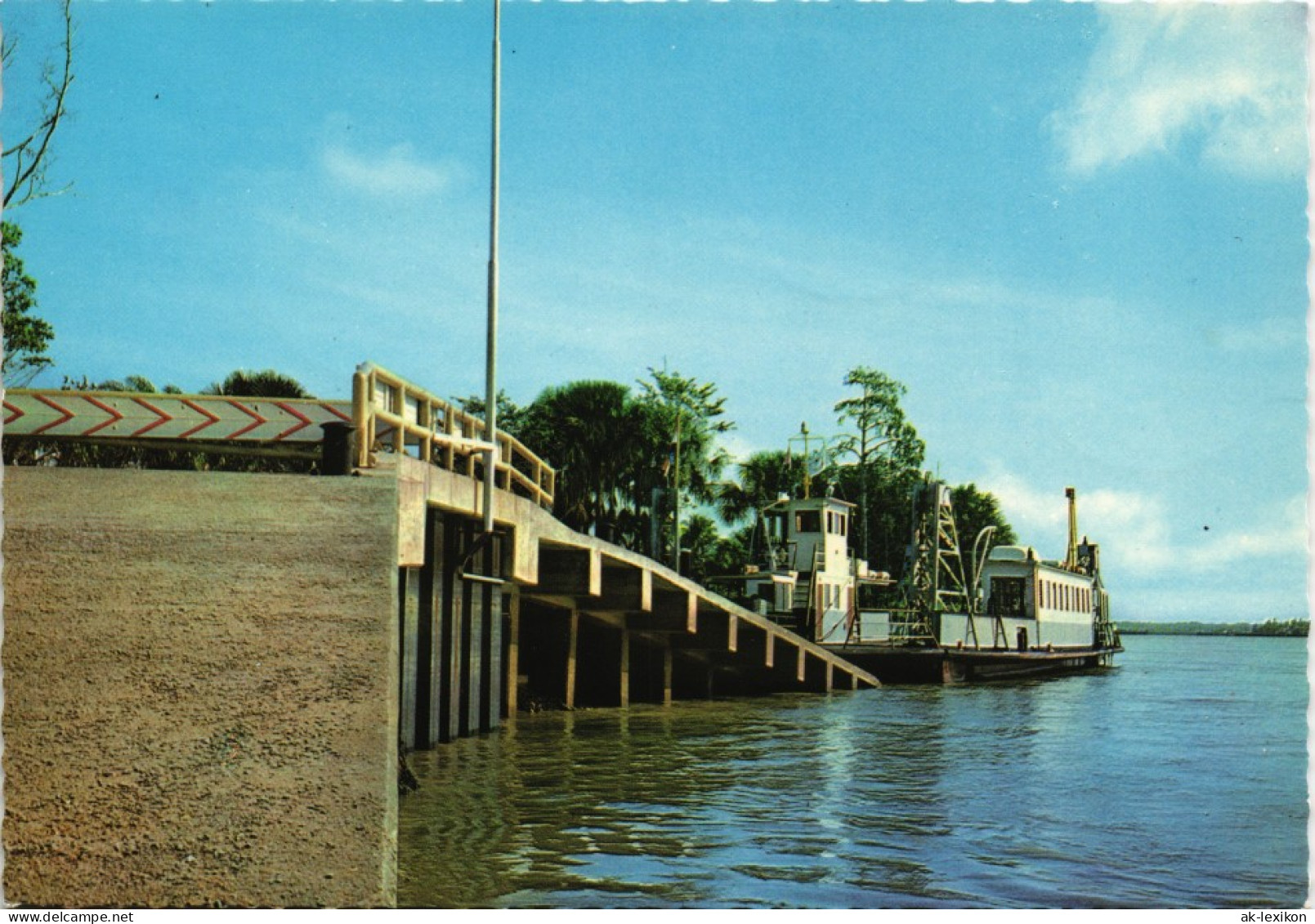 .Suriname Ferry Landingstage Albina District Marowijne Suriname 1975 - Surinam