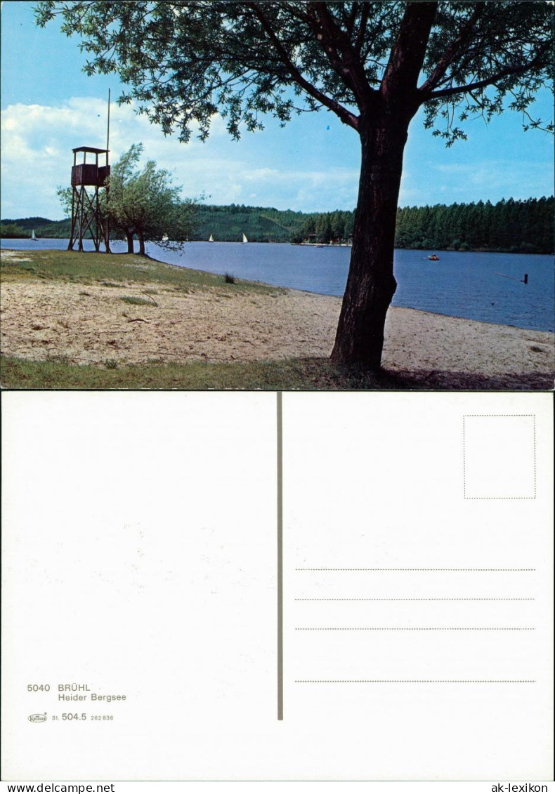 Ansichtskarte Brühl Heider Bergsee 1980 - Bruehl
