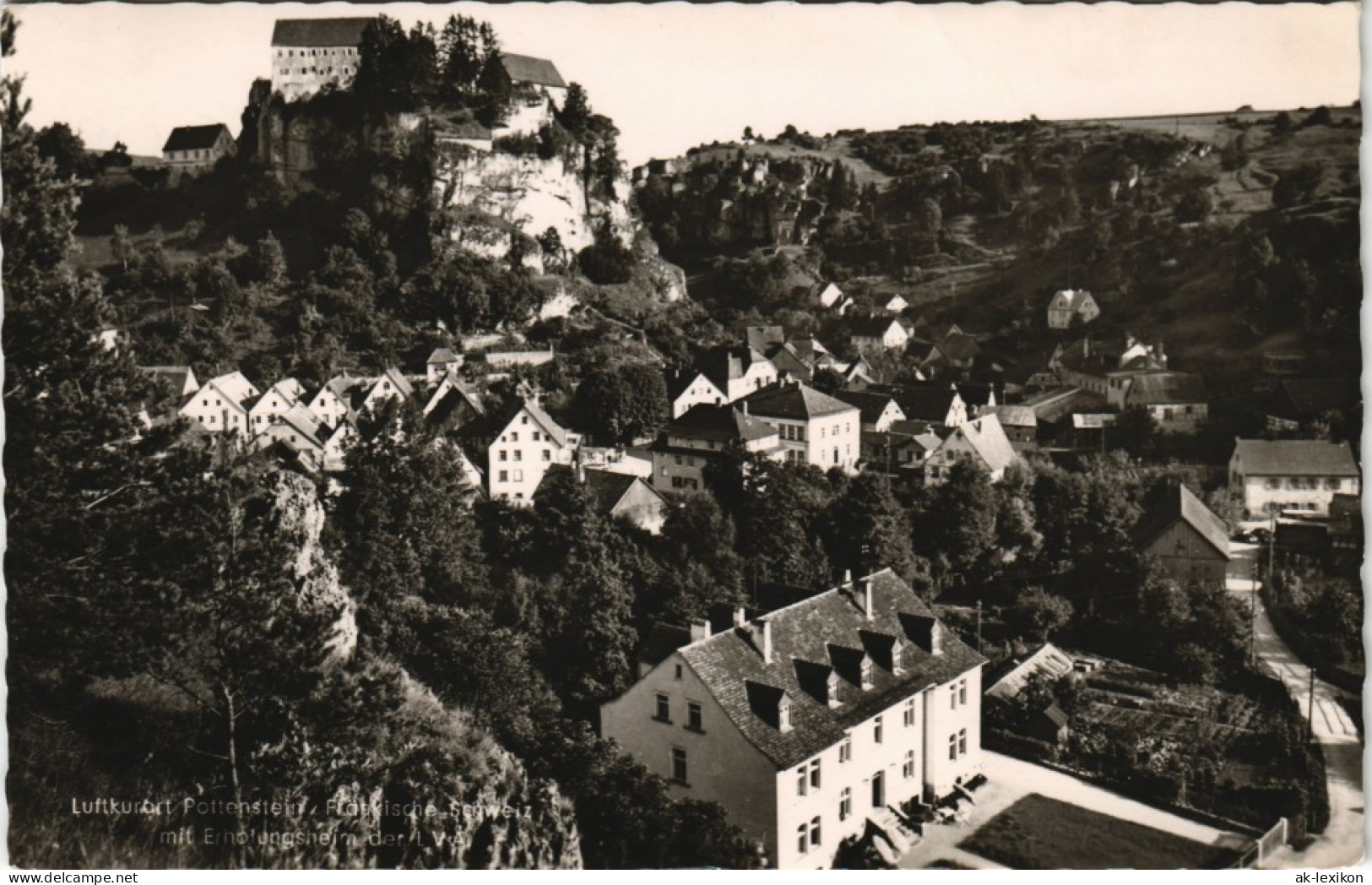 Ansichtskarte Pottenstein Stadtpartie 1962 - Pottenstein