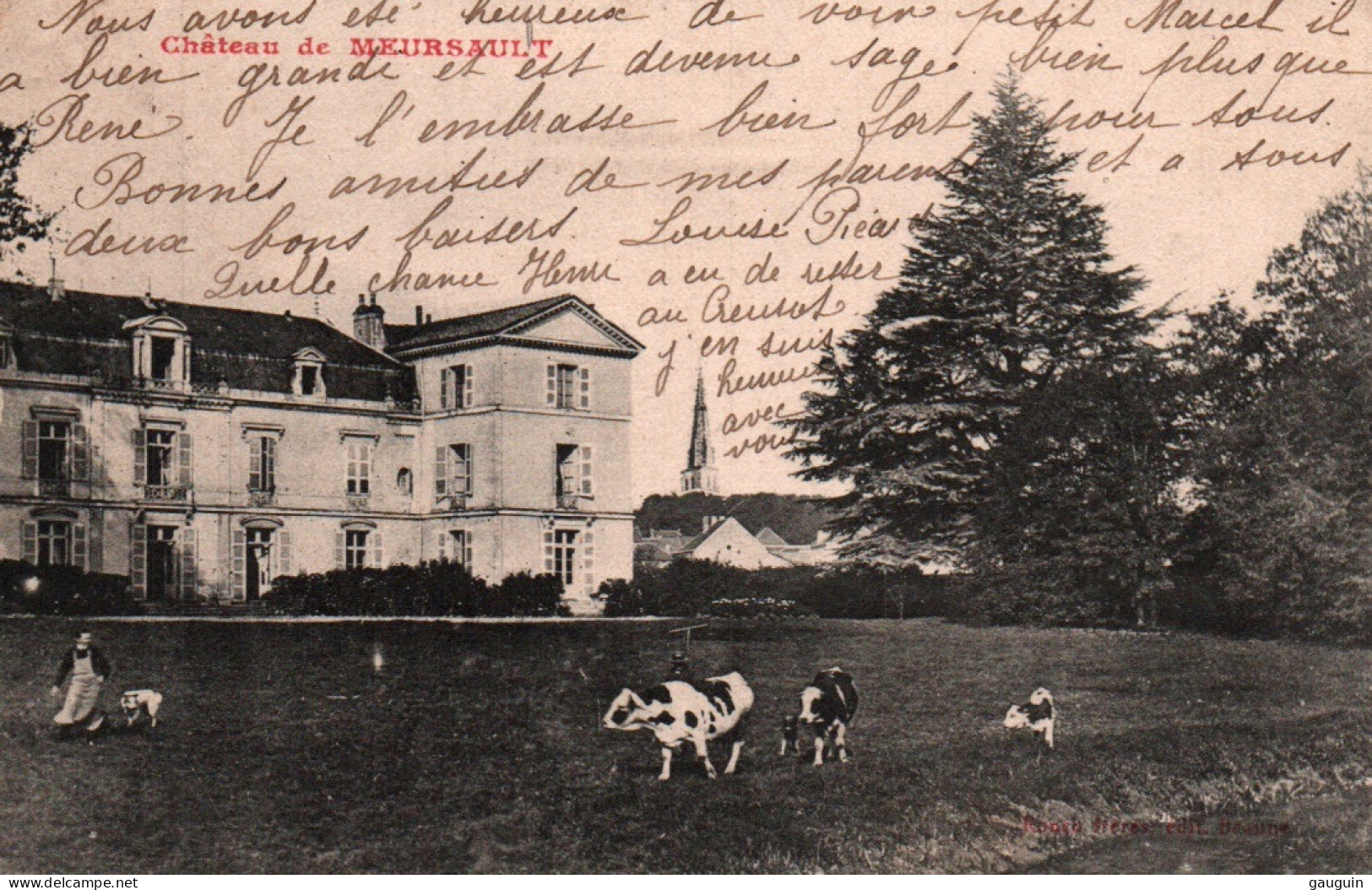 CPA - Château De MEURSAULT - Edition Ronco Frères - Meursault